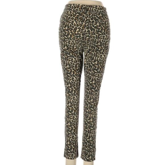 Free People Leopard Cheetah Size 28 Skinny Jeans - Picture 4 of 5